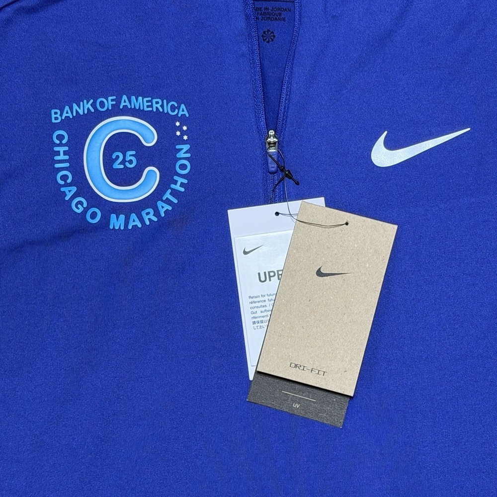 Nike PE 2025 Chicago Marathon Element 1/4 Zip Running Shirt HQ4199-539 Men Large - Picture 3 of 6